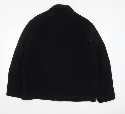 Mens UK Size L Bakerstreet Black Basic Jacket