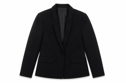 Womens UK Size 12 Oasis Regular Black Blazer