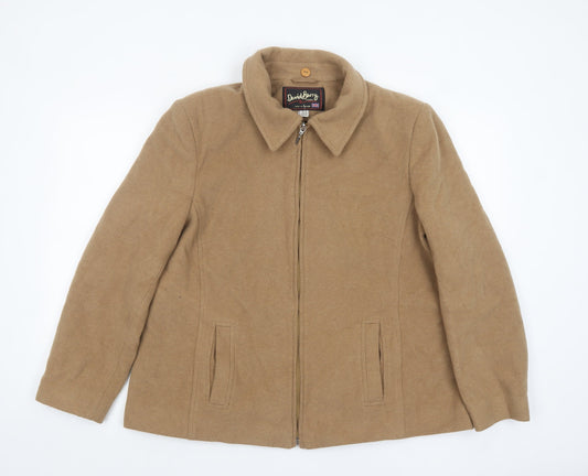 Womens UK Size 20 David Barry Beige Basic Jacket