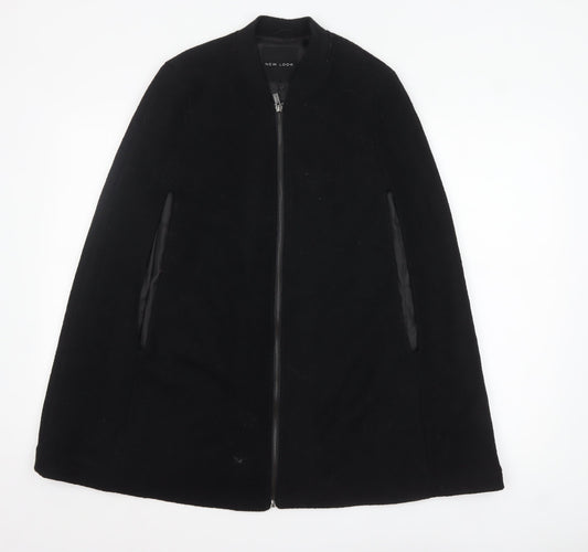 Womens UK Size 8 New Look Black Cape
