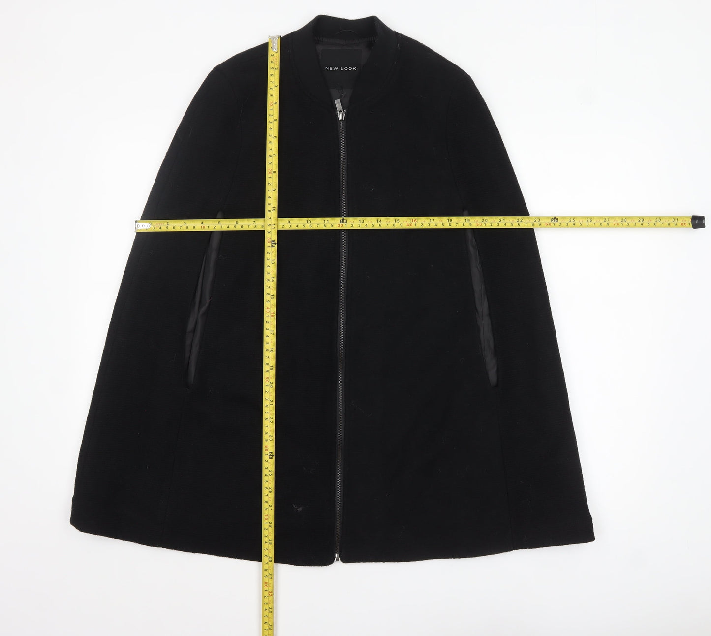 Womens UK Size 8 New Look Black Cape
