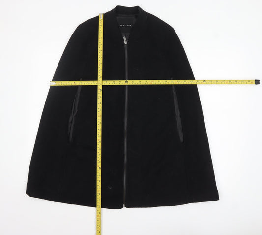 Womens UK Size 8 New Look Black Cape