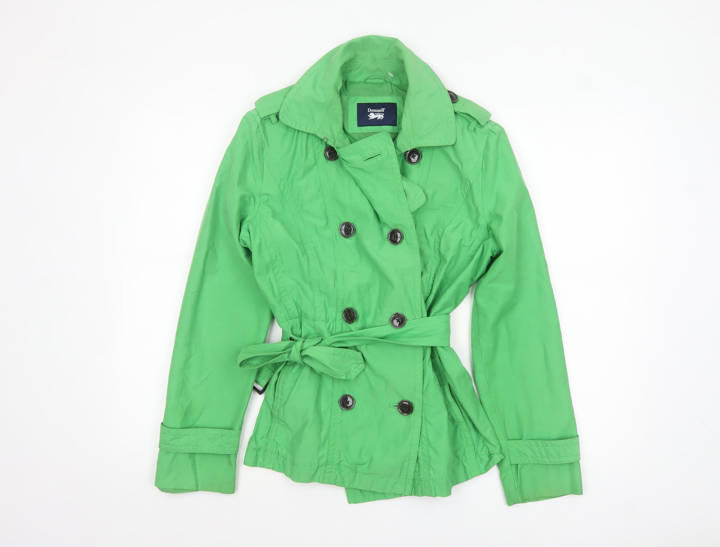 Womens UK Size 12 Donnell Green Trench Coat