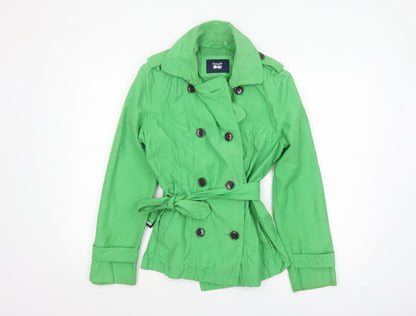 Womens UK Size 12 Donnell Green Trench Coat