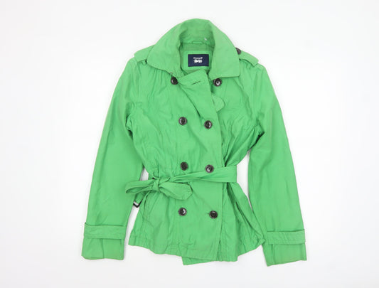 Womens UK Size 12 Donnell Green Trench Coat