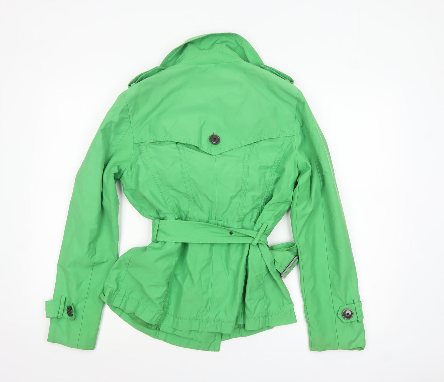 Womens UK Size 12 Donnell Green Trench Coat