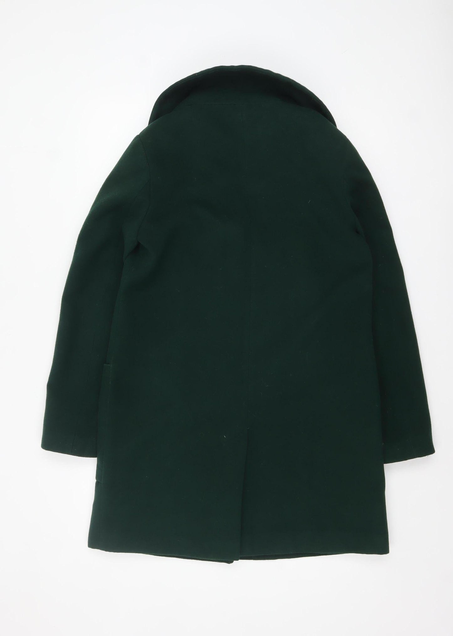 Womens UK Size 8 Marks and Spencer Green Overcoat