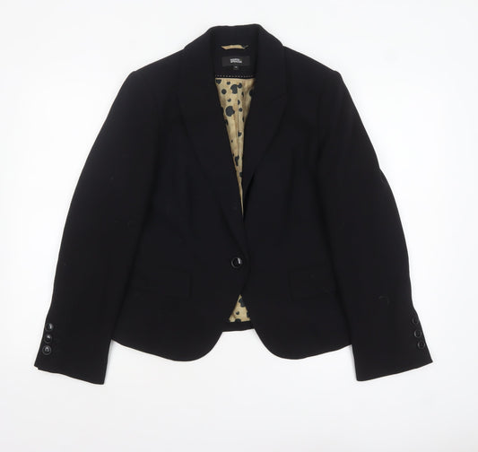 Womens UK Size 14 Marks and Spencer Regular Black Blazer