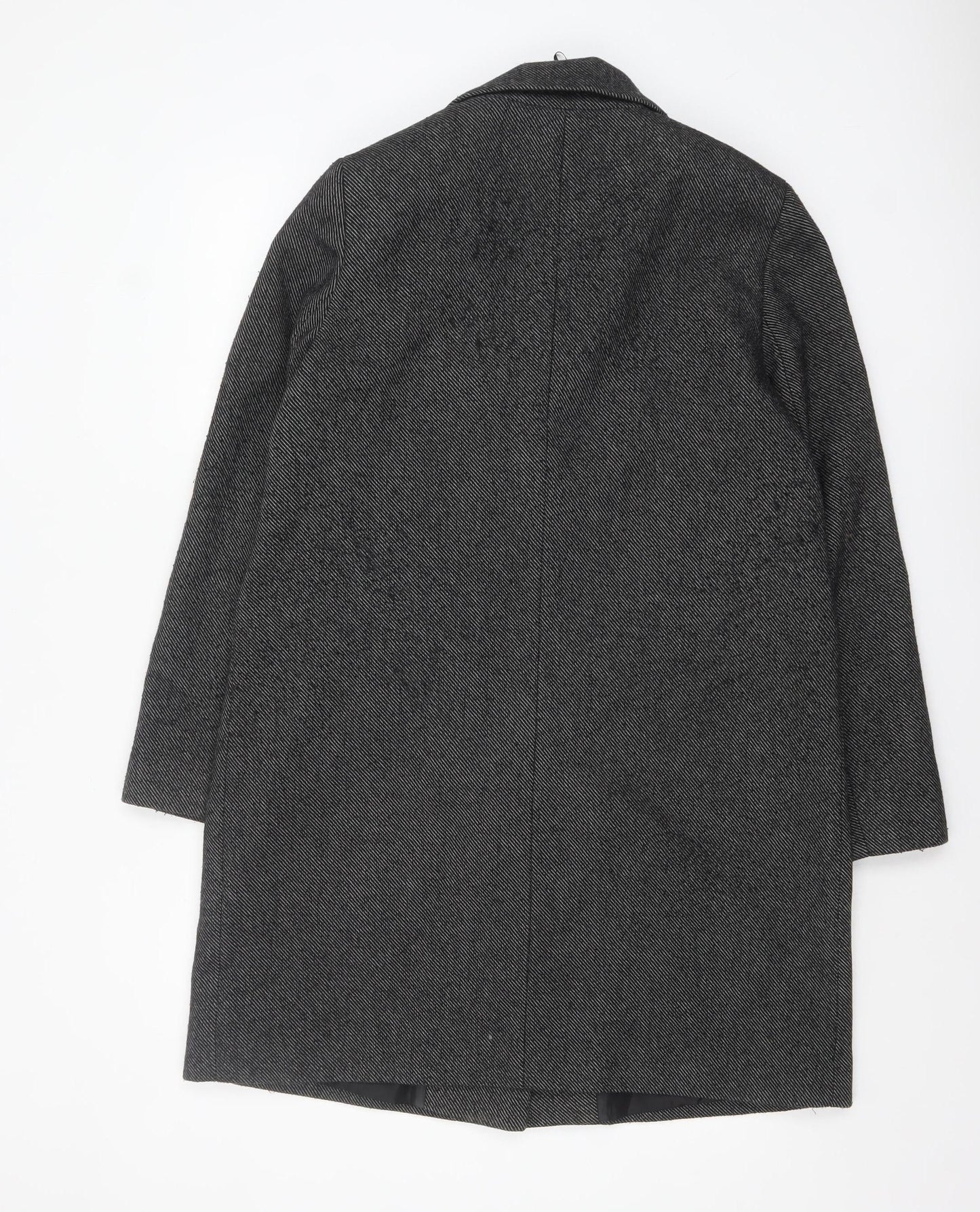 Womens UK Size 14 Marks and Spencer Grey Overcoat