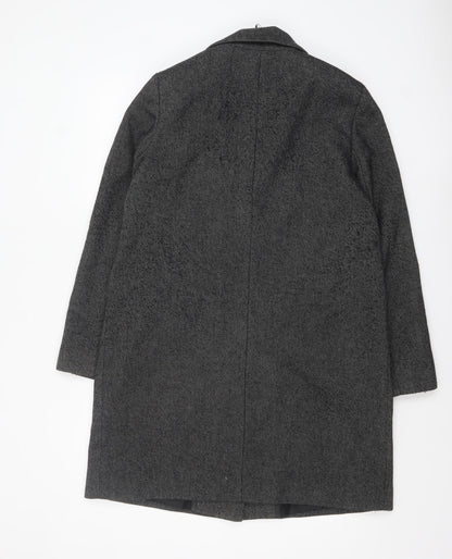 Womens UK Size 14 Marks and Spencer Grey Overcoat