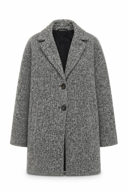 Womens UK Size 8 Zara Grey Overcoat