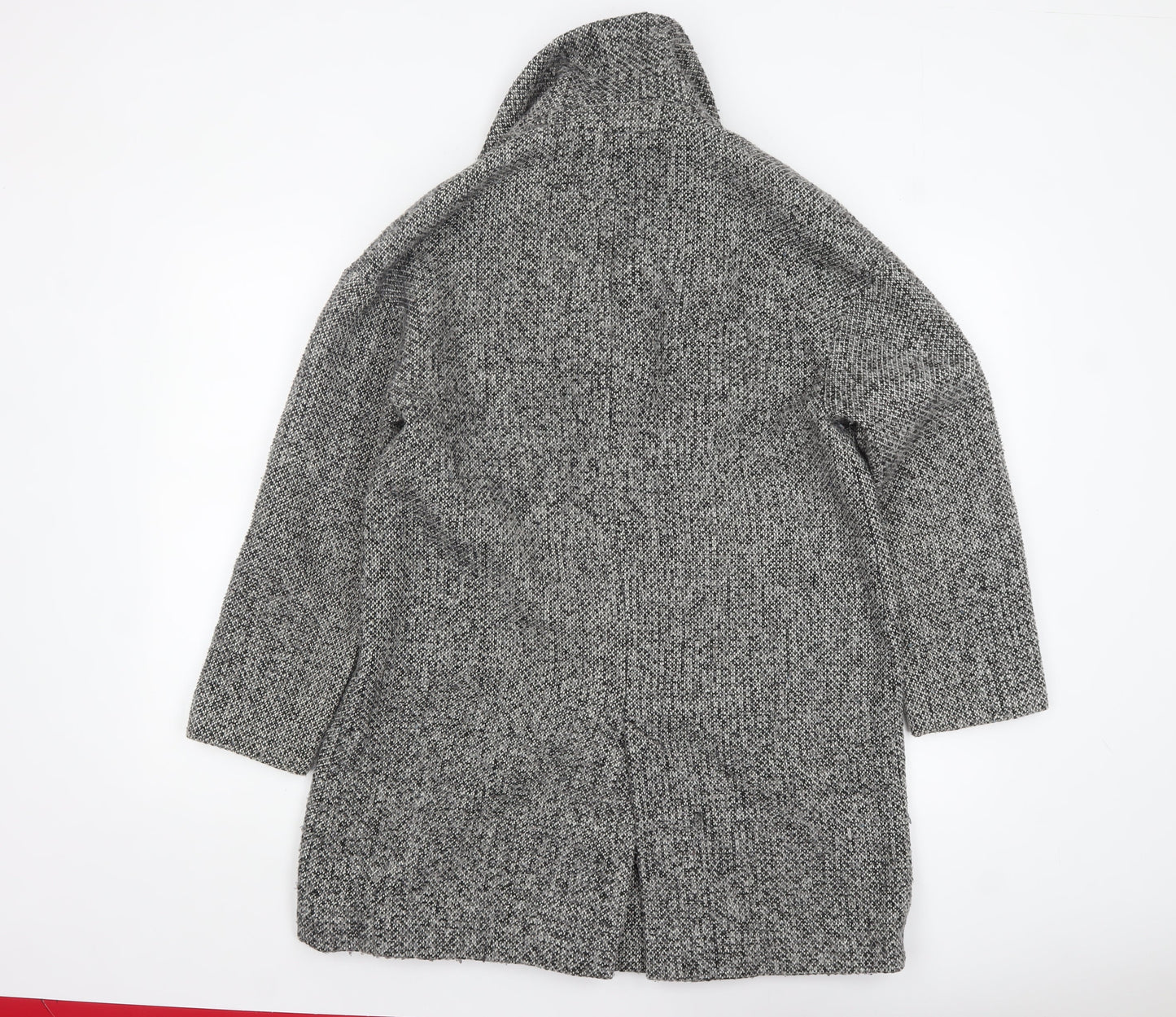 Womens UK Size 8 Zara Grey Overcoat