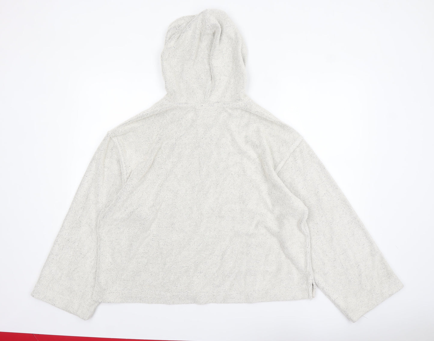 Womens UK Size M Weekday Beige Pullover Hoodie