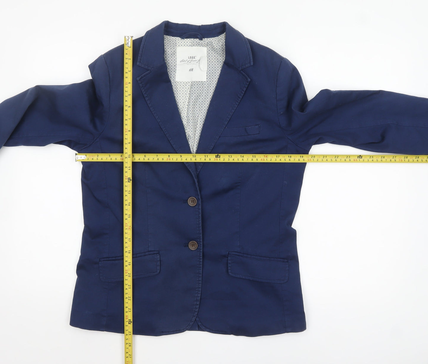 Womens UK Size 14 H&M Regular Blue Blazer