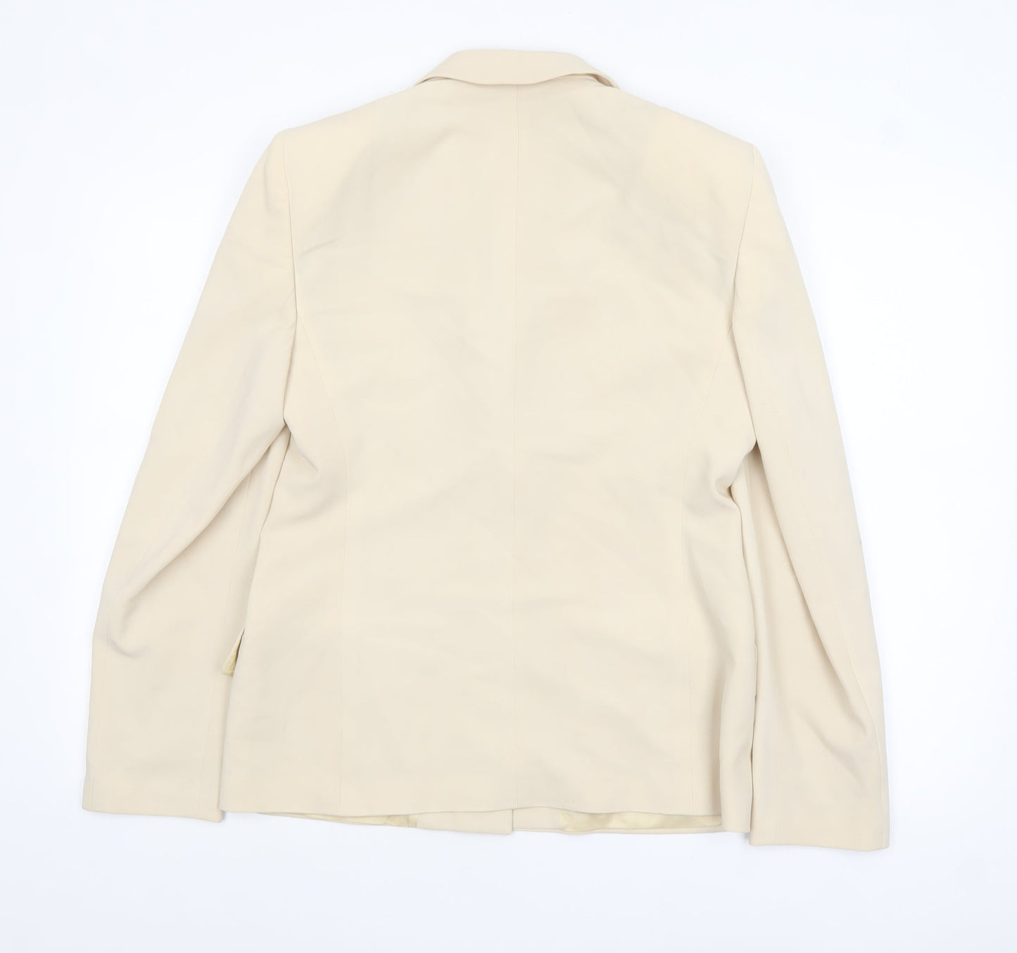 Womens UK Size 14 HUGO BOSS Regular Beige Blazer