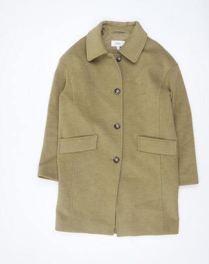 Womens UK Size 8 Marks and Spencer Beige Overcoat