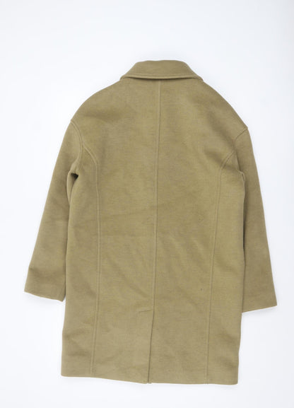 Womens UK Size 8 Marks and Spencer Beige Overcoat