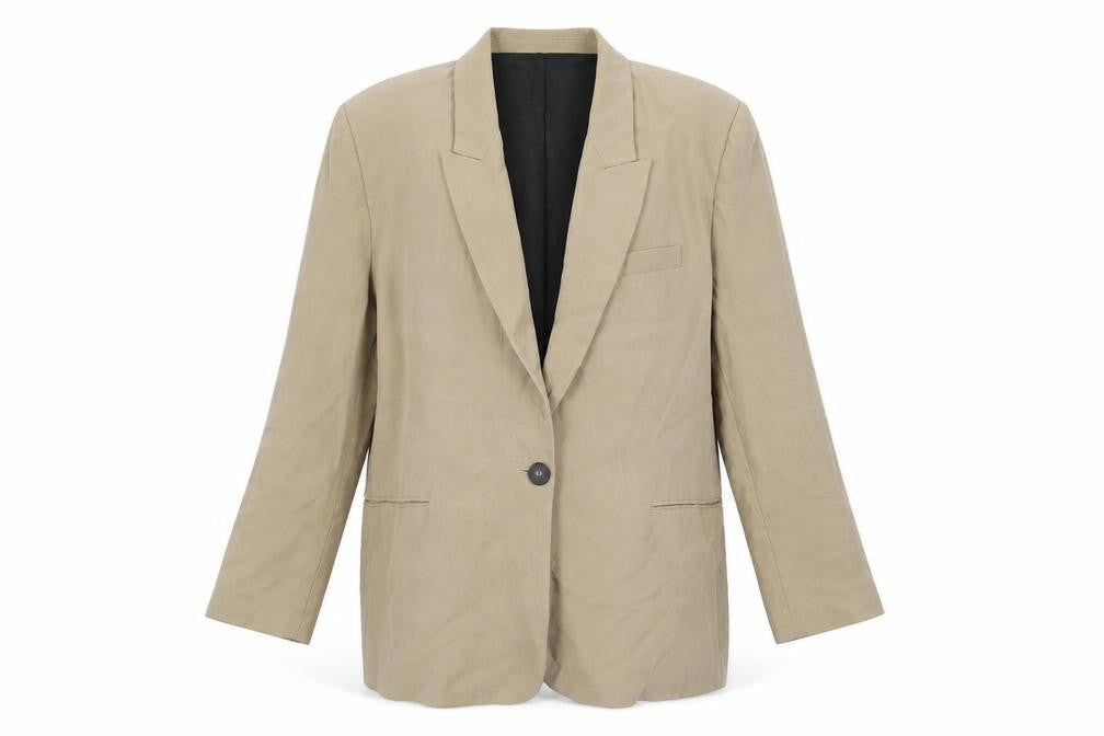 Womens UK Size XL Zara Regular Beige Blazer