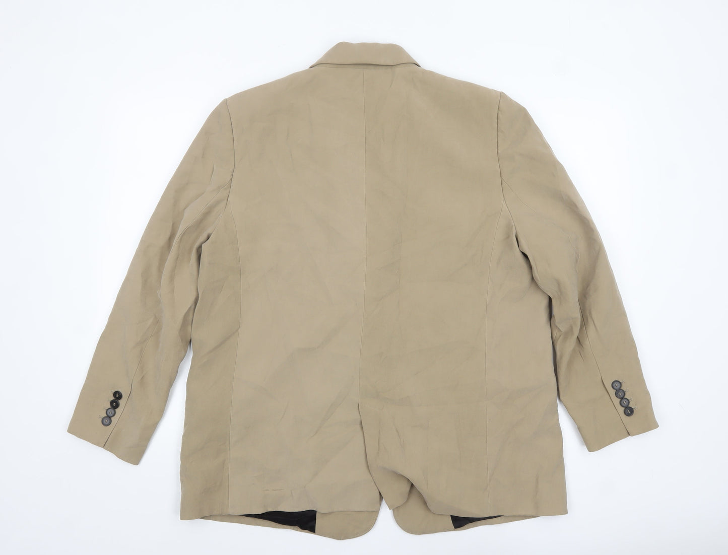 Womens UK Size XL Zara Regular Beige Blazer