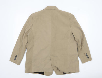 Womens UK Size XL Zara Regular Beige Blazer