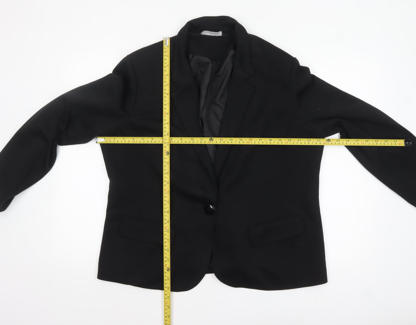 Womens UK Size 18 David Emanuel Regular Black Blazer