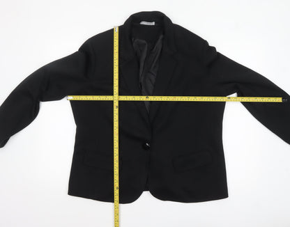 Womens UK Size 18 David Emanuel Regular Black Blazer
