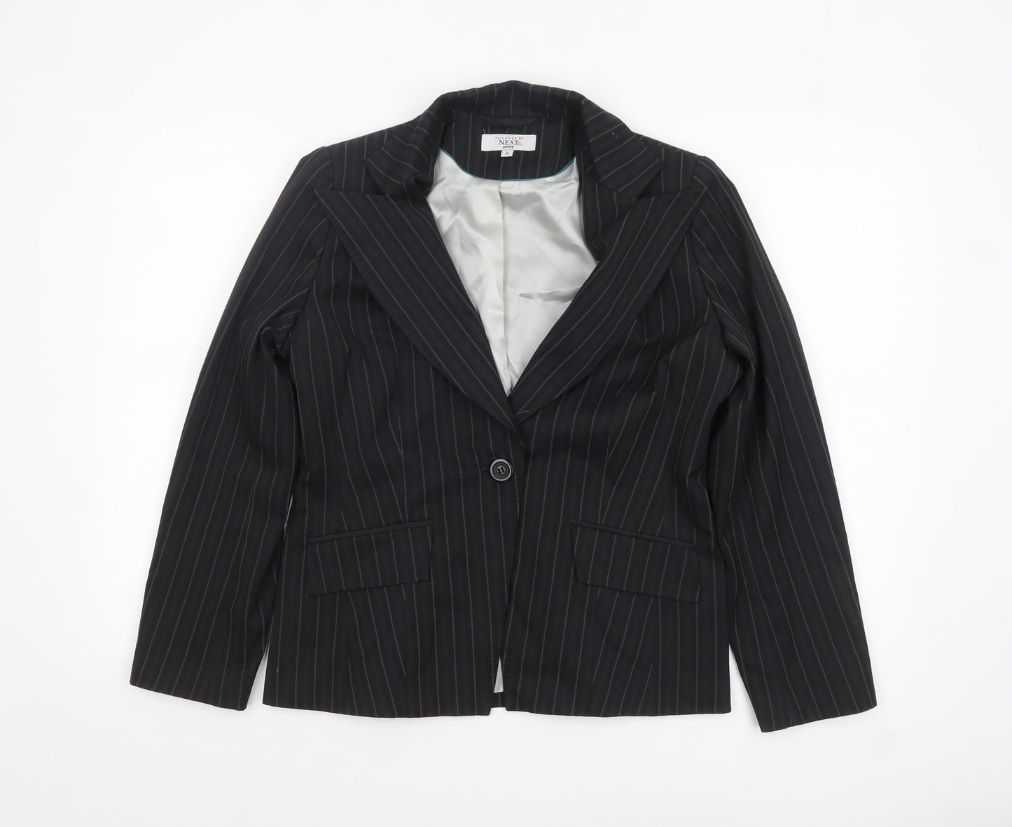 Womens UK Size 14 NEXT Petites Black Blazer