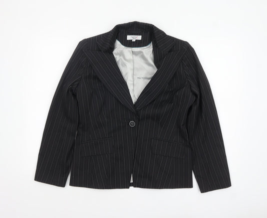 Womens UK Size 14 NEXT Petites Black Blazer