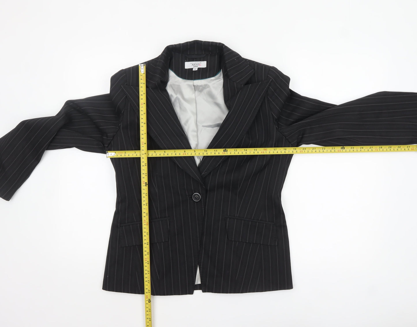 Womens UK Size 14 NEXT Petites Black Blazer