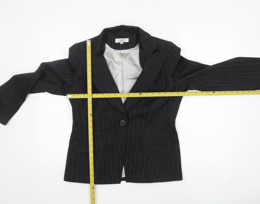 Womens UK Size 14 NEXT Petites Black Blazer