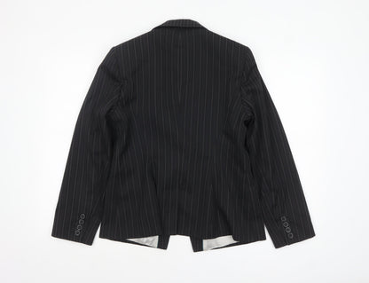 Womens UK Size 14 NEXT Petites Black Blazer
