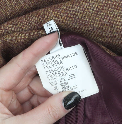 Womens UK Size 14 D’Errico Brown Overcoat