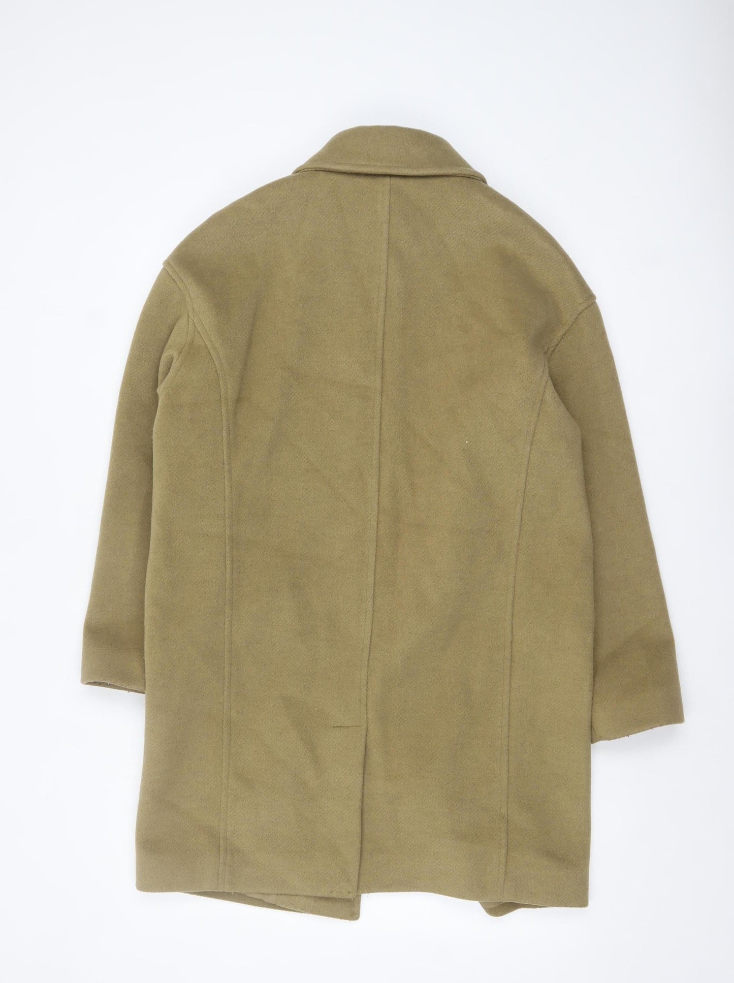 Womens UK Size 10 Marks and Spencer Beige Overcoat