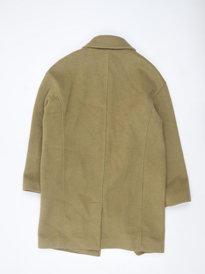 Womens UK Size 10 Marks and Spencer Beige Overcoat