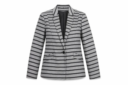 Womens UK Size 8 Oasis Regular Black Blazer