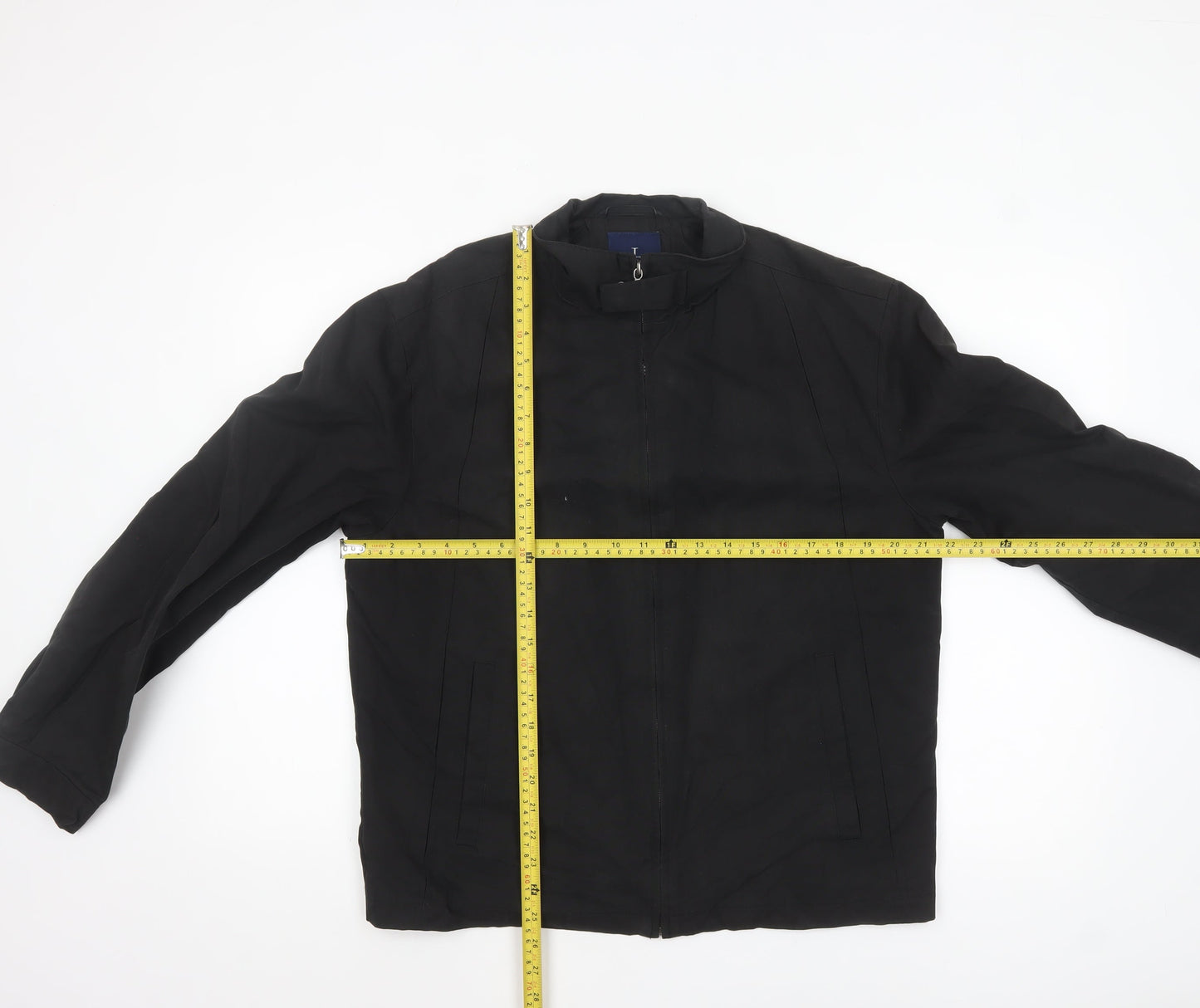 Mens UK Size S Jasper Conran Black Basic Jacket