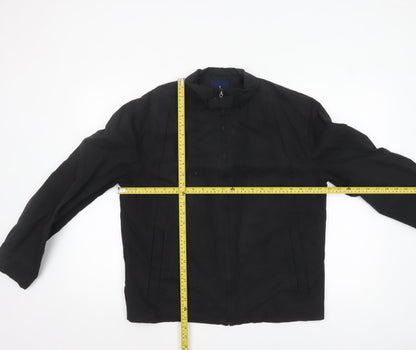 Mens UK Size S Jasper Conran Black Basic Jacket