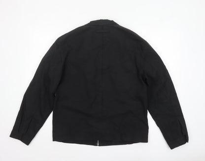 Mens UK Size S Jasper Conran Black Basic Jacket
