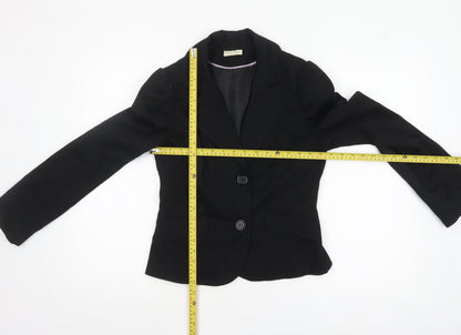 Womens UK Size 12 Miss Selfridge Regular Black Blazer