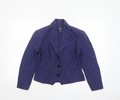 Womens UK Size 12 Monsoon Regular Purple Blazer