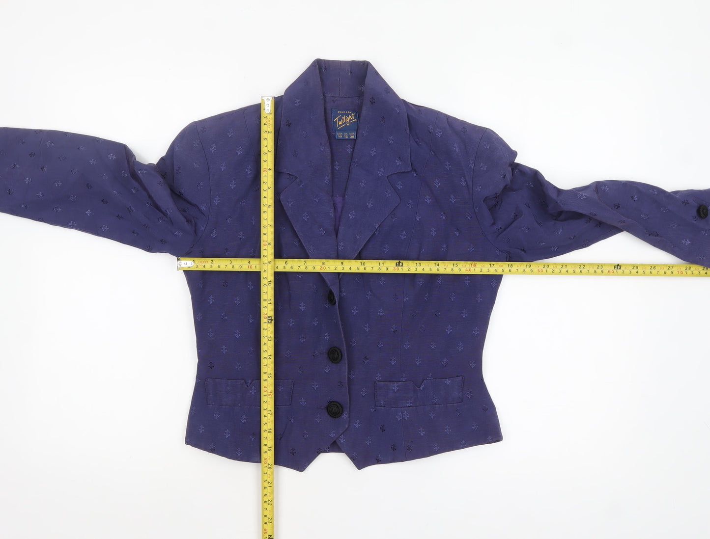 Womens UK Size 12 Monsoon Regular Purple Blazer