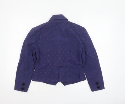 Womens UK Size 12 Monsoon Regular Purple Blazer