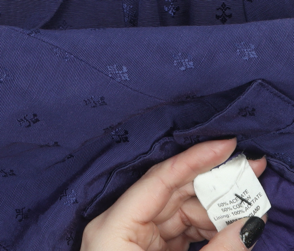 Womens UK Size 12 Monsoon Regular Purple Blazer