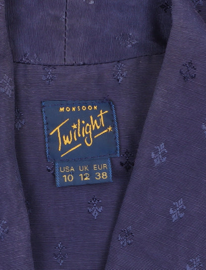 Womens UK Size 12 Monsoon Regular Purple Blazer