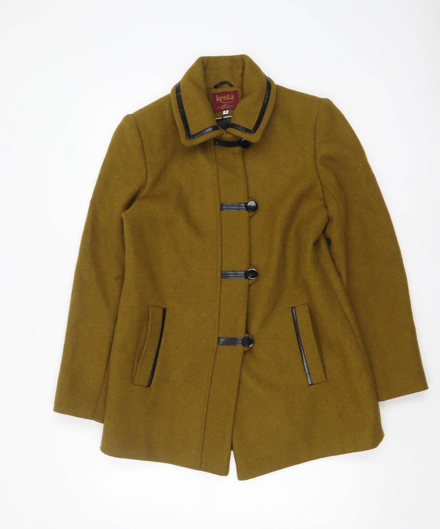Womens UK Size 10 Kesta by David Barry Brown Overcoat