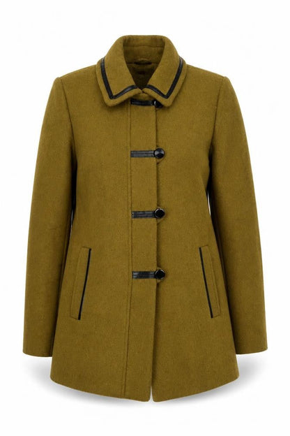 Womens UK Size 10 Kesta by David Barry Brown Overcoat