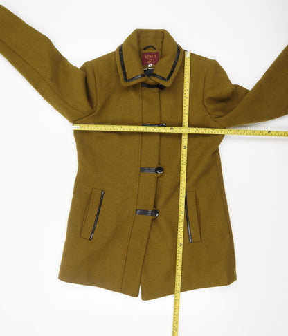 Womens UK Size 10 Kesta by David Barry Brown Overcoat