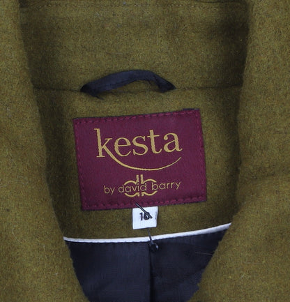 Womens UK Size 10 Kesta by David Barry Brown Overcoat