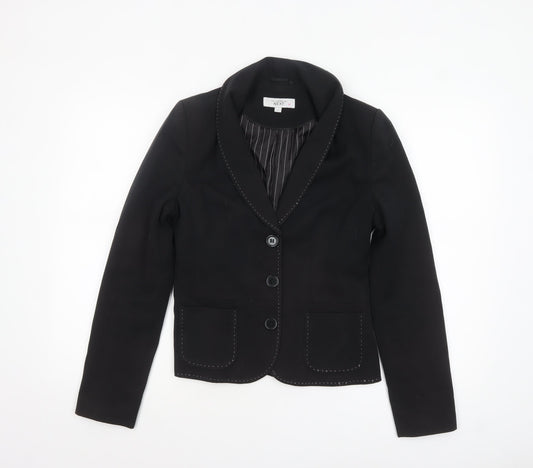 Womens UK Size 8 NEXT Regular Black Blazer