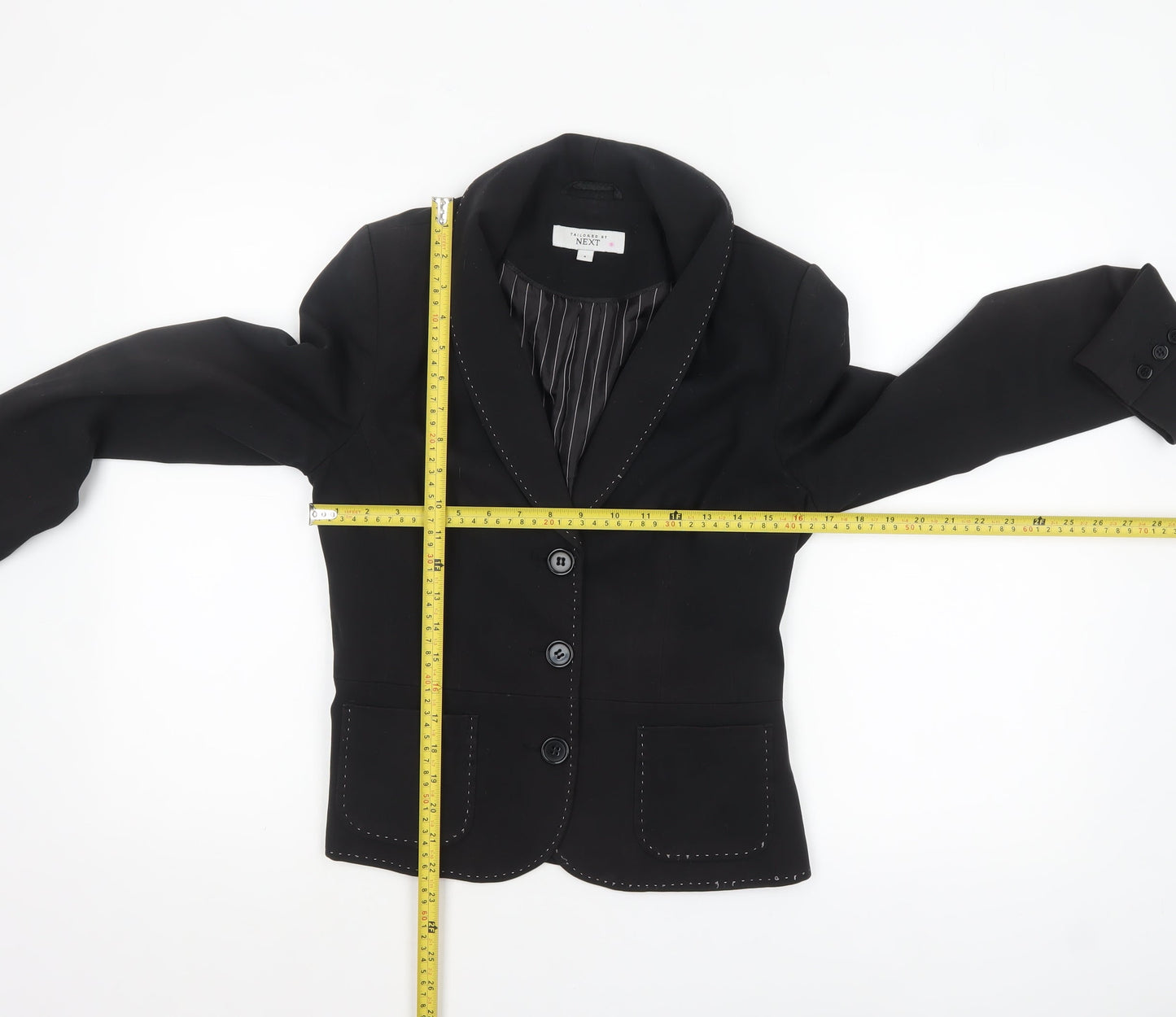 Womens UK Size 8 NEXT Regular Black Blazer